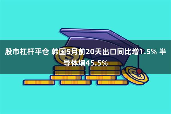 股市杠杆平仓 韩国5月前20天出口同比增1.5% 半导体增45.5%