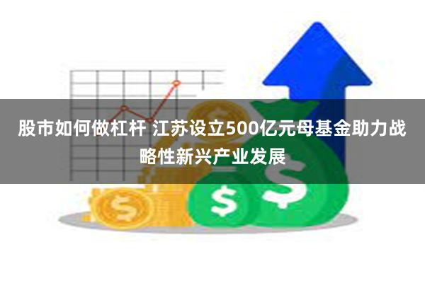 股市如何做杠杆 江苏设立500亿元母基金助力战略性新兴产业发展