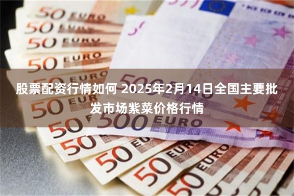 股票配资行情如何 2025年2月14日全国主要批发市场紫菜价格行情