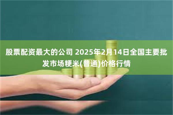 股票配资最大的公司 2025年2月14日全国主要批发市场粳米(普通)价格行情